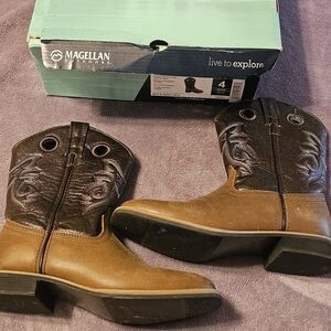 Magellan Outdoors Kids Two-Tone Adventure Boots